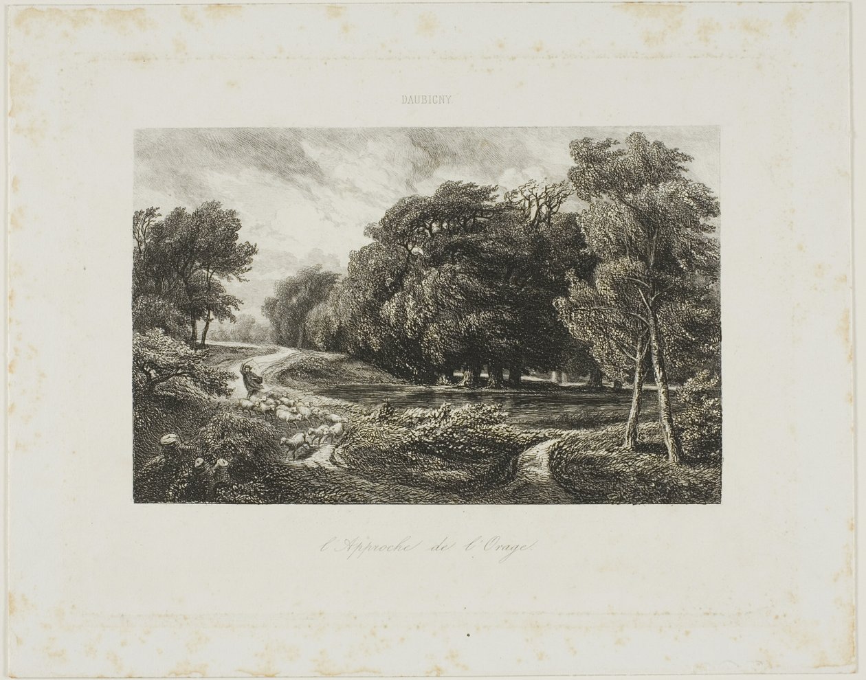Tempête approchant - Charles Francois Daubigny