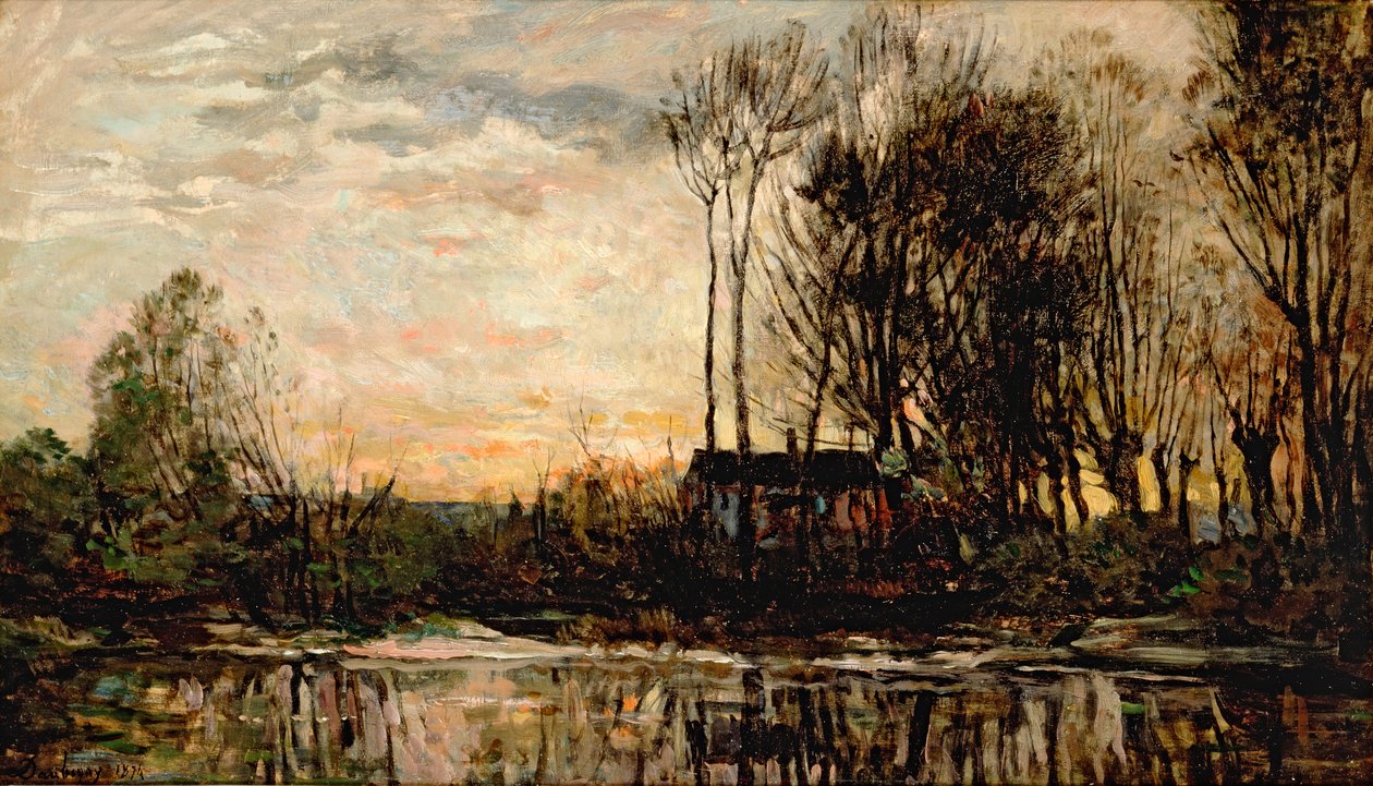 Soirée à Bas Meudon, 1874 - Charles Francois Daubigny