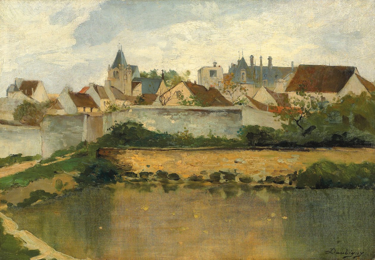 Le Village, Auvers-sur-Oise - Charles Francois Daubigny