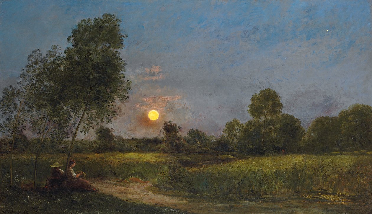 Lever de lune, 1878 - Charles Francois Daubigny