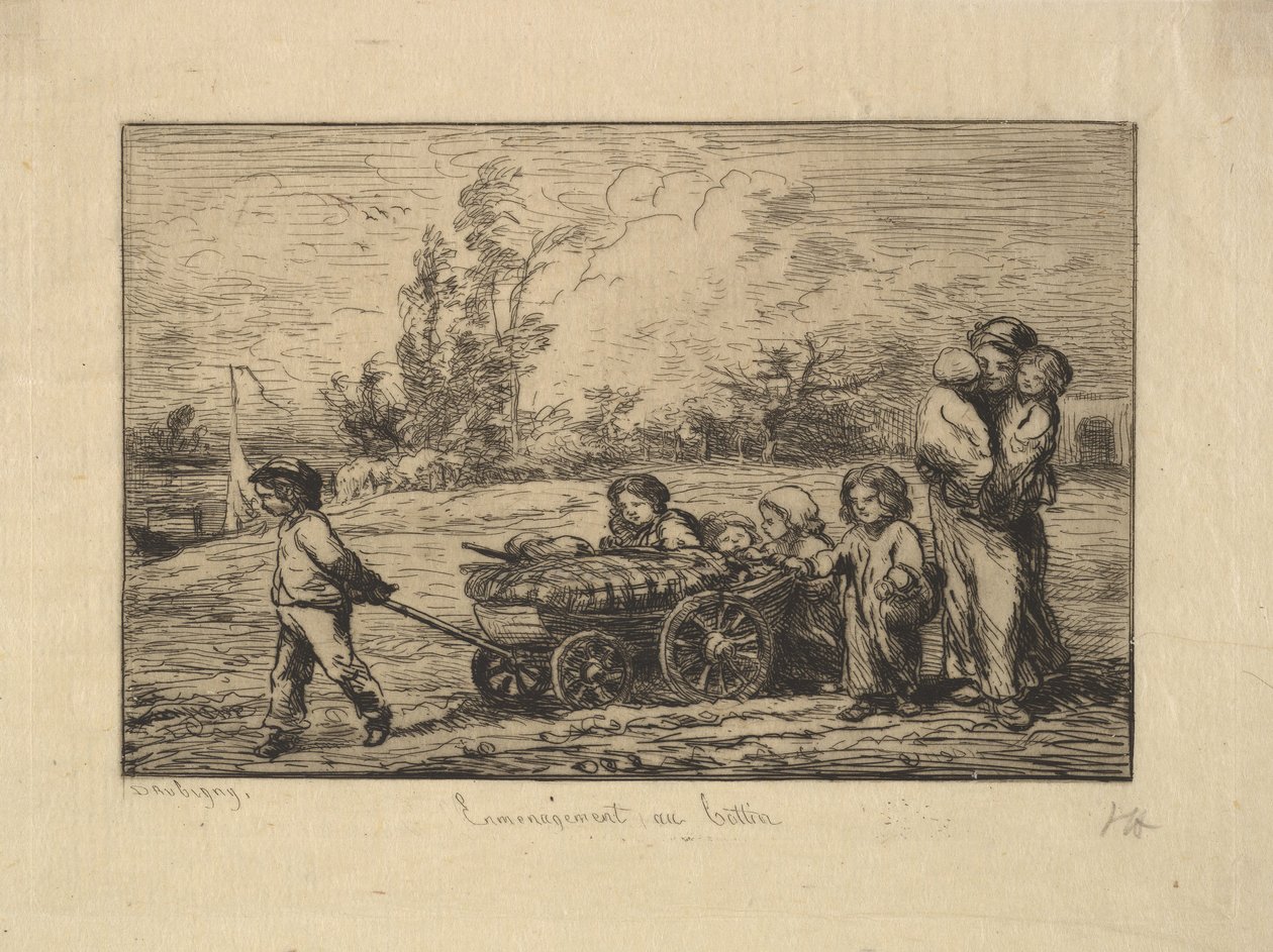 Embarquement, 1861 - Charles Francois Daubigny
