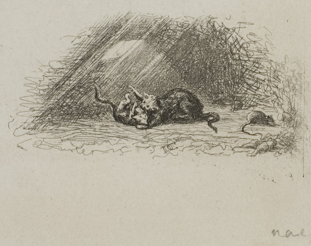 Le cèdre du Liban - Charles Francois Daubigny