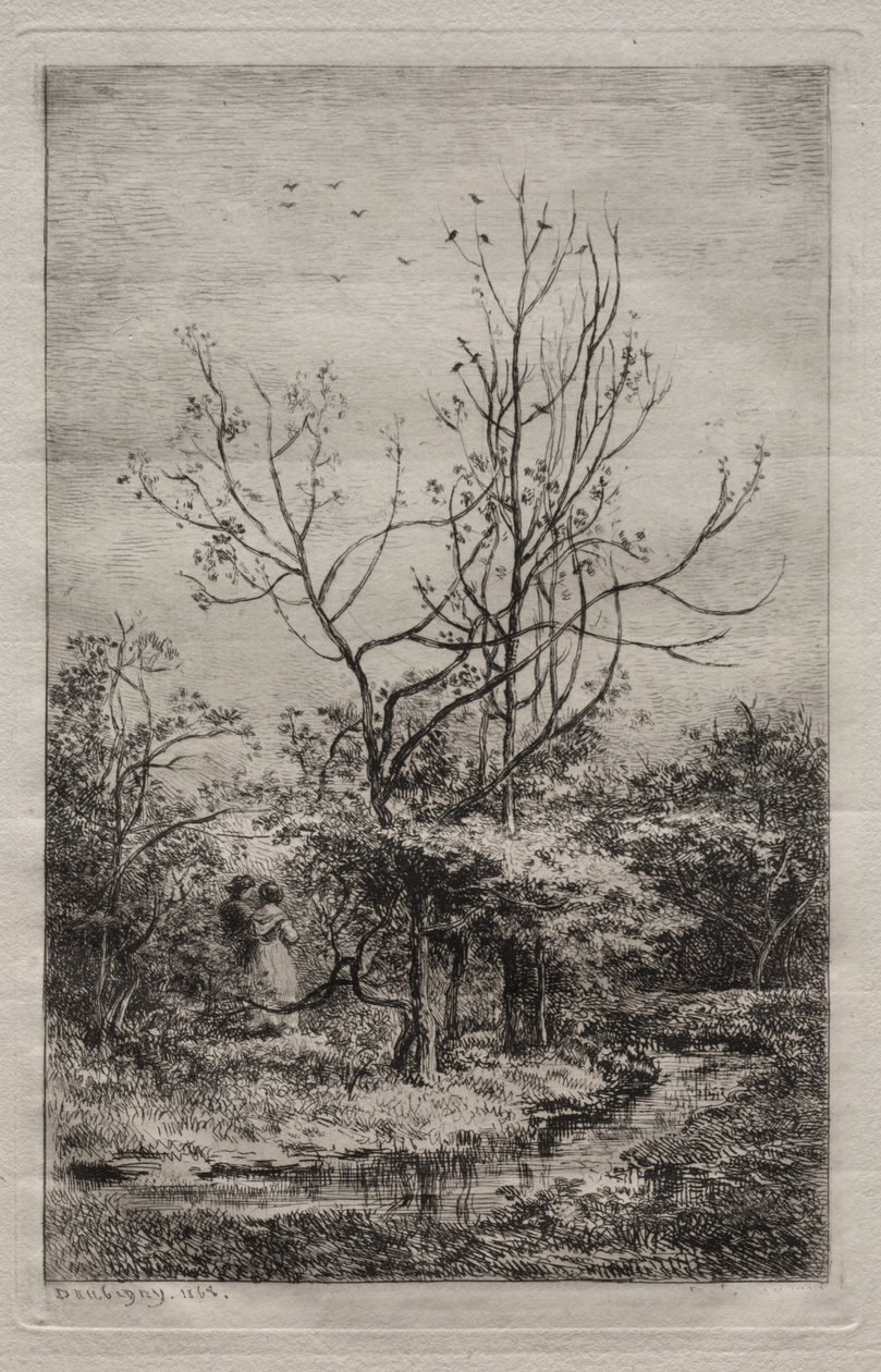 Le verger, 1868 - Charles Francois Daubigny