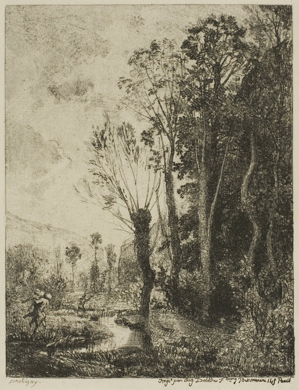 Le Satyre - Charles Francois Daubigny