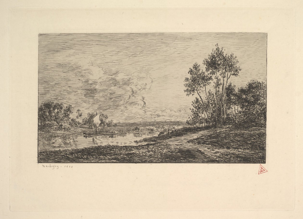 La Seine à Port-Maurin, 1870 - Charles Francois Daubigny