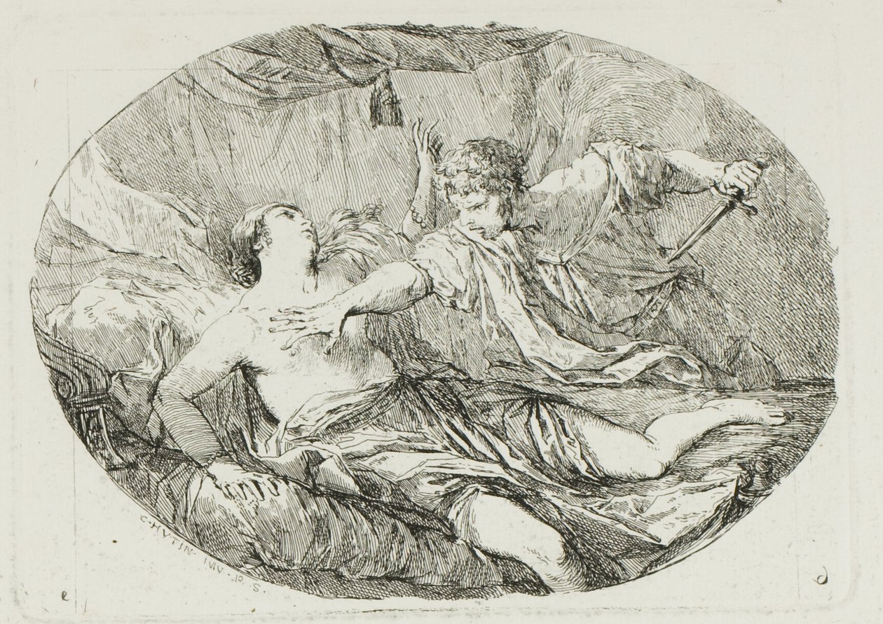 Tarquin et Lucrèce - Charles Francois Hutin