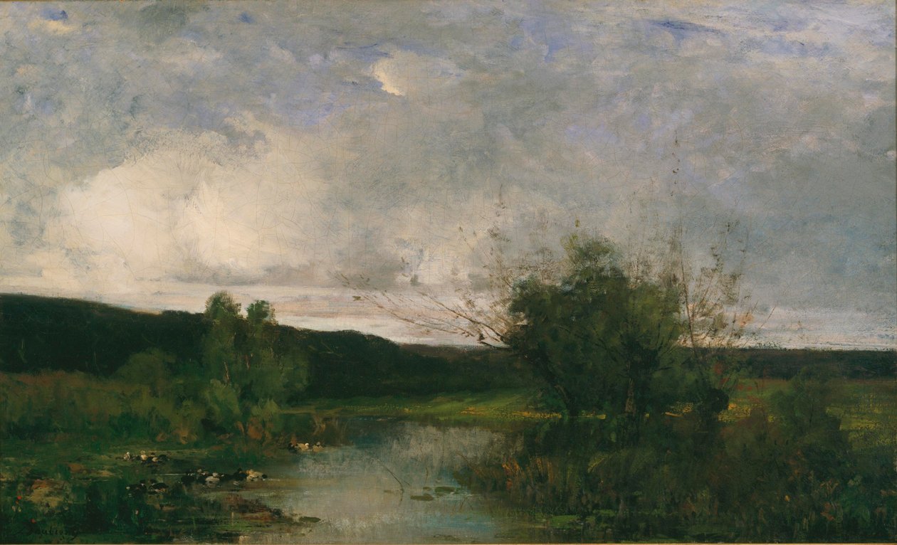 French: Après la pluie - Charles Francois Daubigny