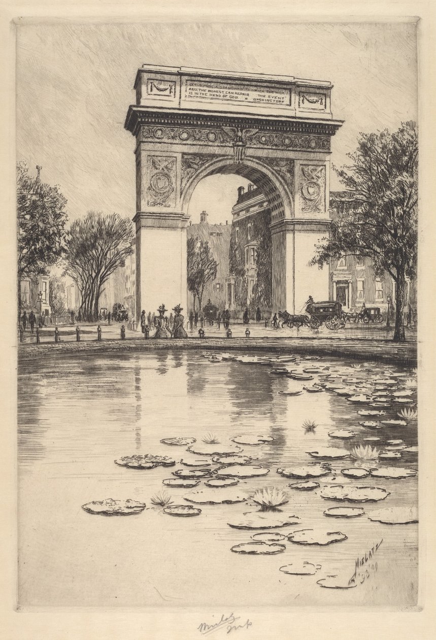 Washington Arch, 1909 - Charles Frederick William Mielatz