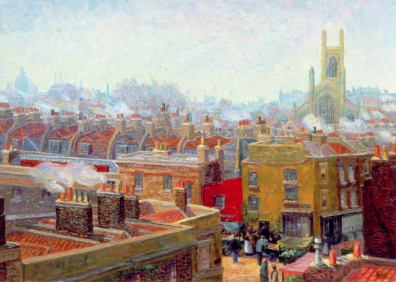 Un coin à Chelsea - Charles Ginner