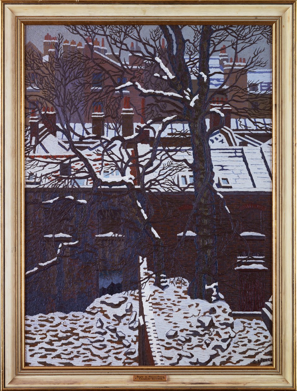 Neige à Bloomsbury - Charles Ginner