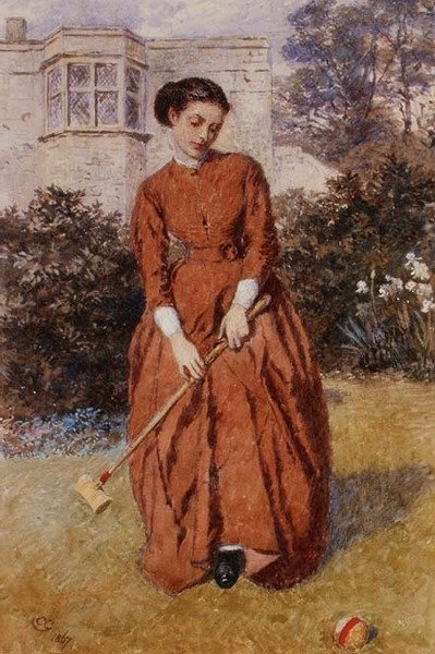Le Joueur de Croquet - Charles Green
