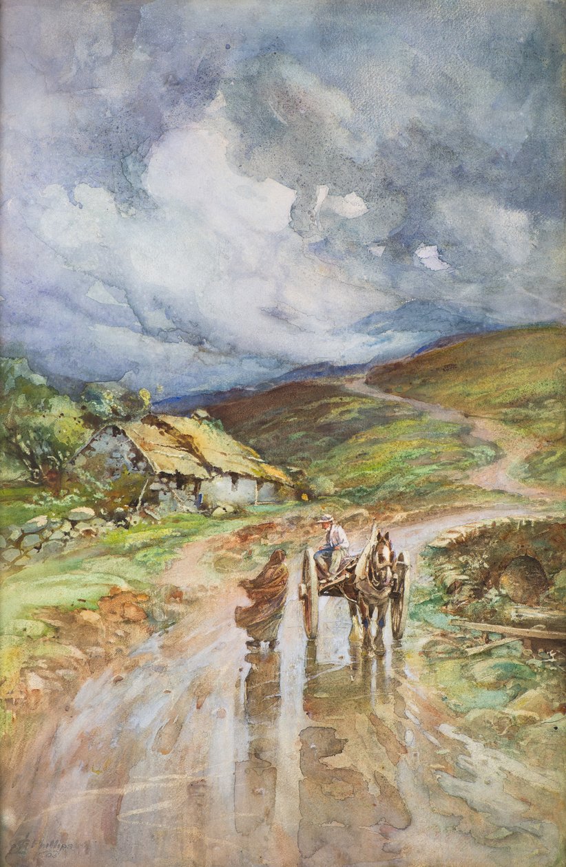 Une tempête des Highlands - Charles Gustav Louis Phillips