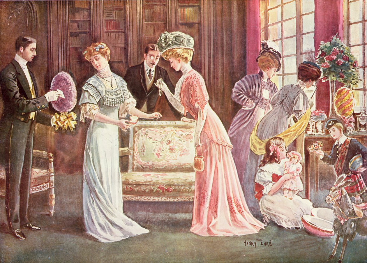 Œufs de Pâques en ville, 1908 - Charles Henry Tenre
