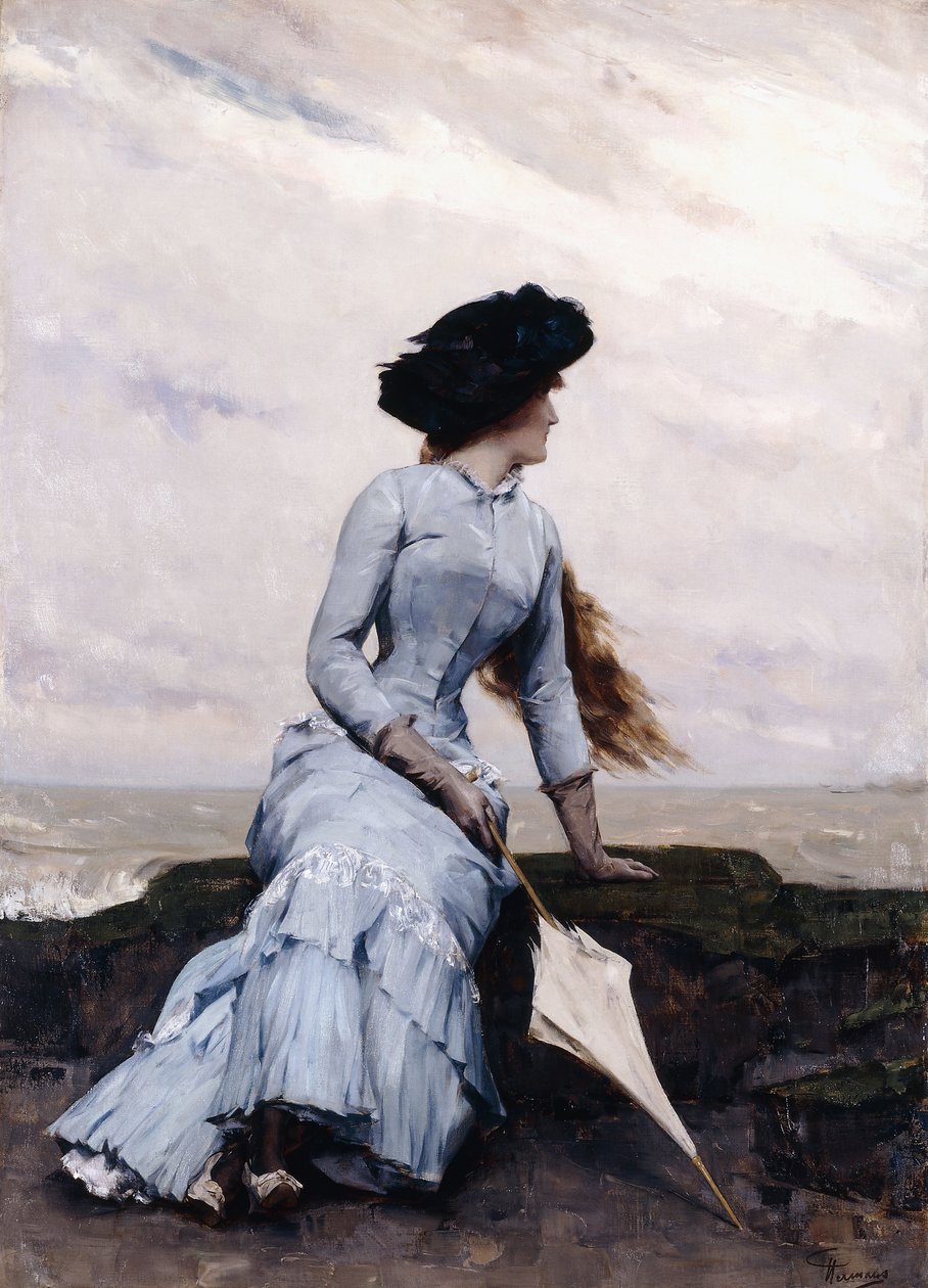 Regardant la mer - Charles Hermans