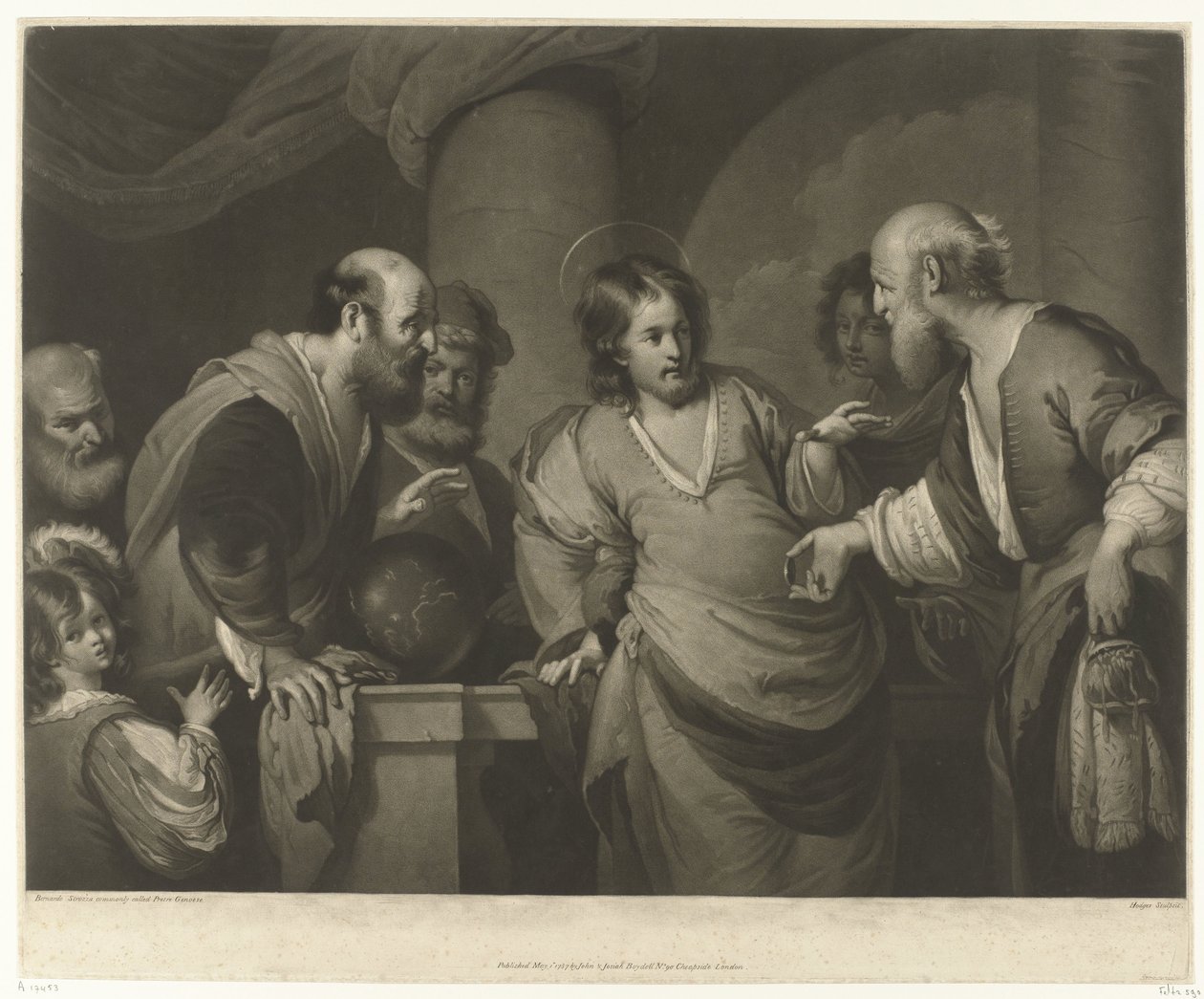 Christ en débat avec les Pharisiens - Charles Howard Hodges
