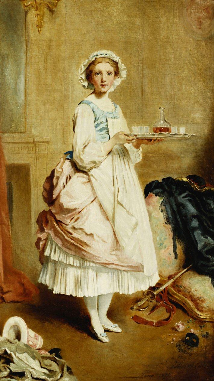 Après le bal masqué, 1871 - Charles Joshua Chaplin