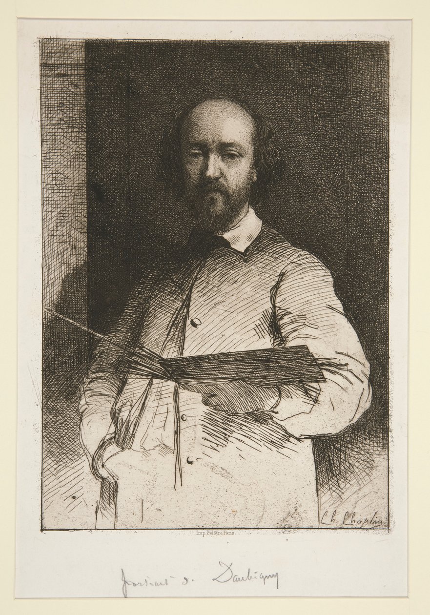Portrait de Daubigny - Charles Joshua Chaplin