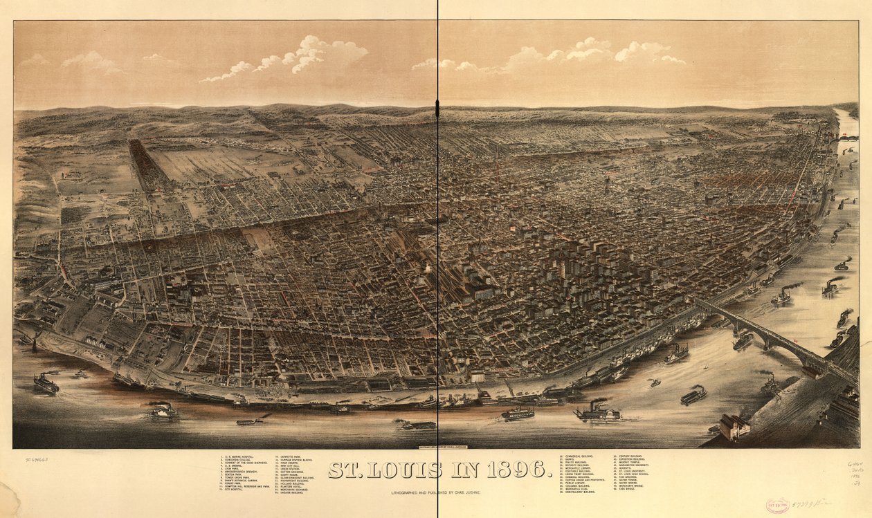 Saint-Louis en 1896 - Charles Juehne