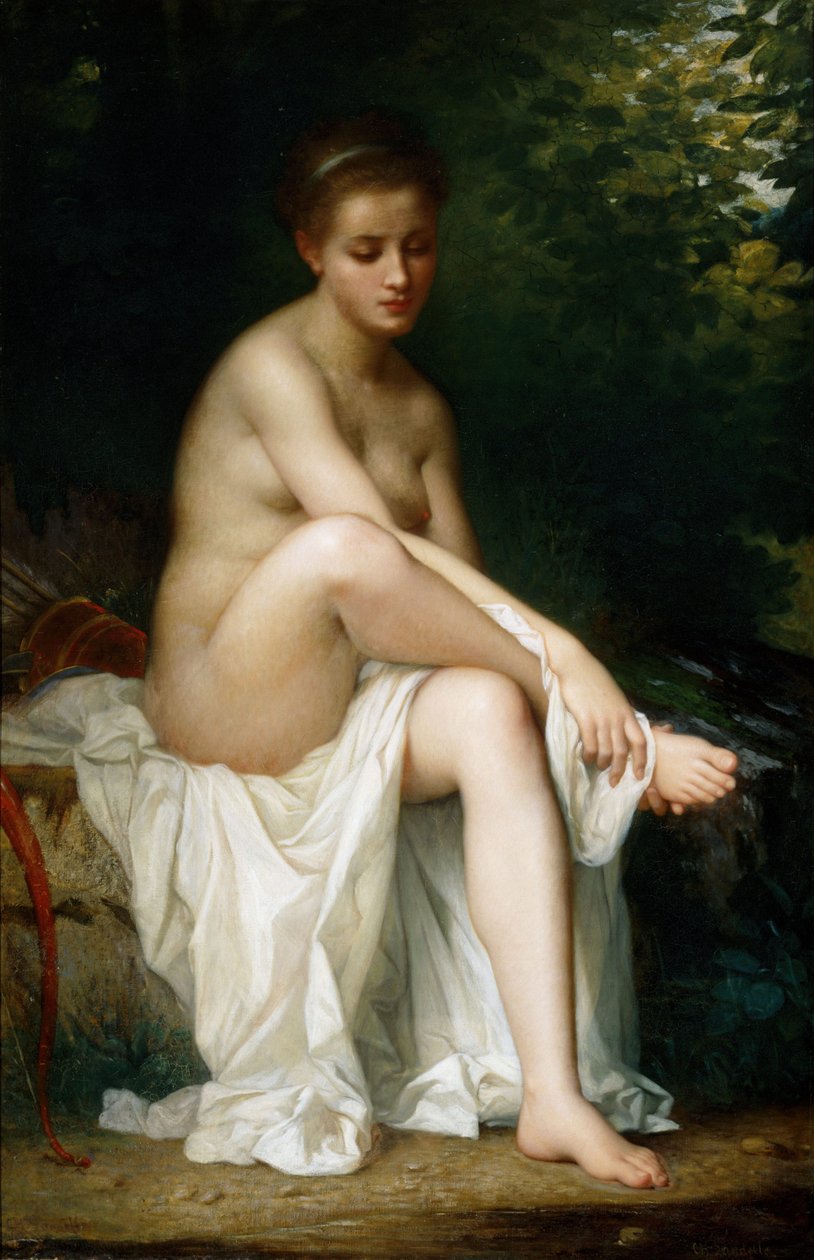Isménie, nymphe de Diane - Charles Landelle