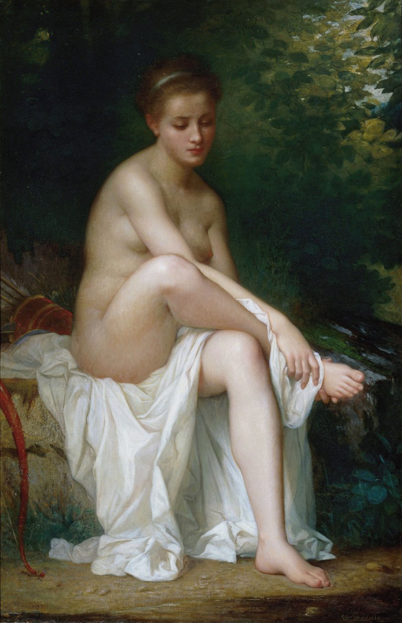 Isménie, nymphe de Diane - Charles Landelle