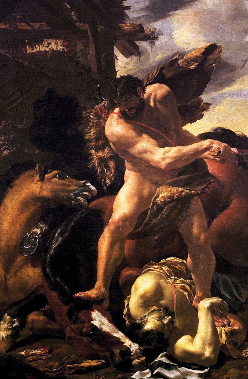 Hercule vainquant Diomède, 1638-42 - Charles Le Brun