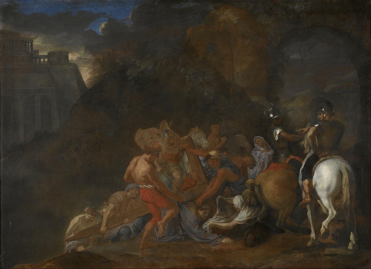 Le chemin du Calvaire - Charles Le Brun