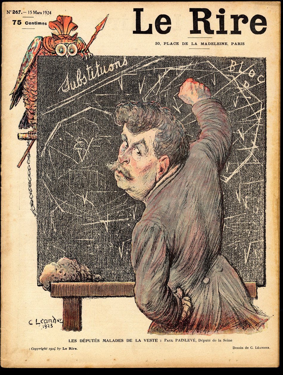 Couverture de "Le Rire", Satirique en Couleurs - Charles Leandre
