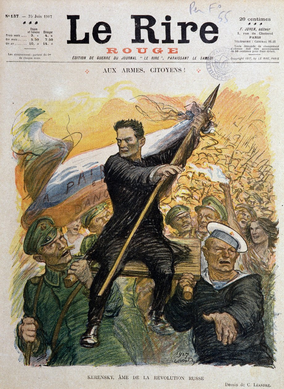 Révolution de février (Russie) - Charles Leandre
