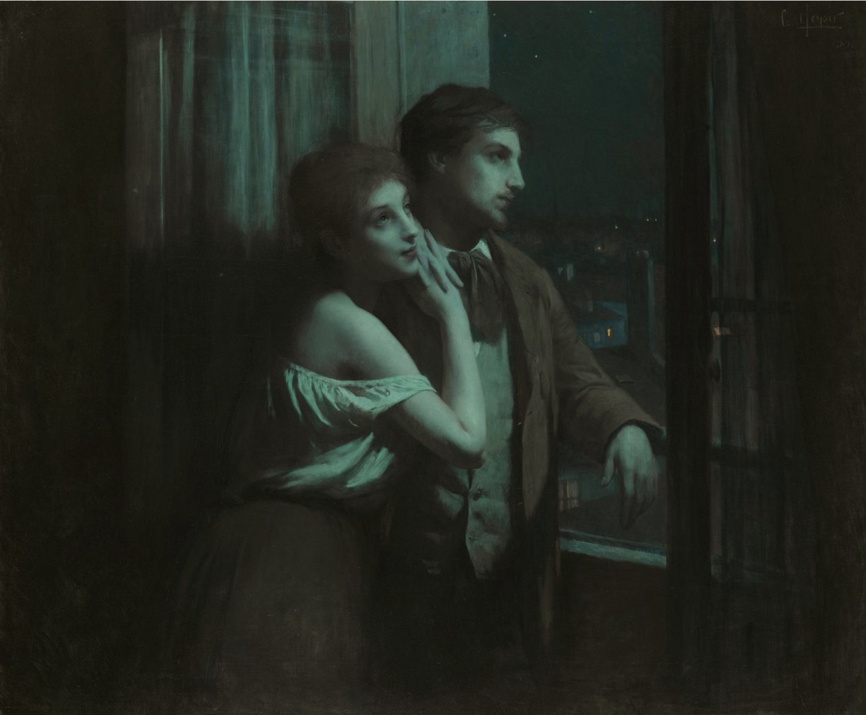 Rêverie, 1893. - Charles Lenoir