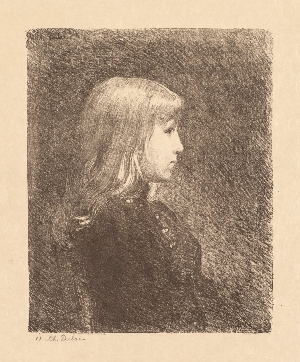 Jeune Fille - Charles Marie Dulac