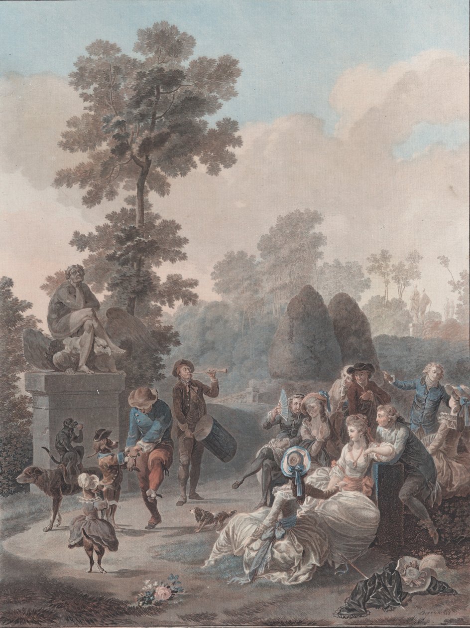Le Tambourin - Charles Melchior Descourtis
