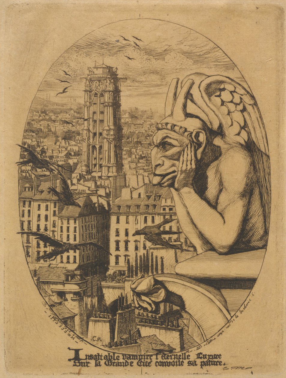 Le stryge - Charles Meryon