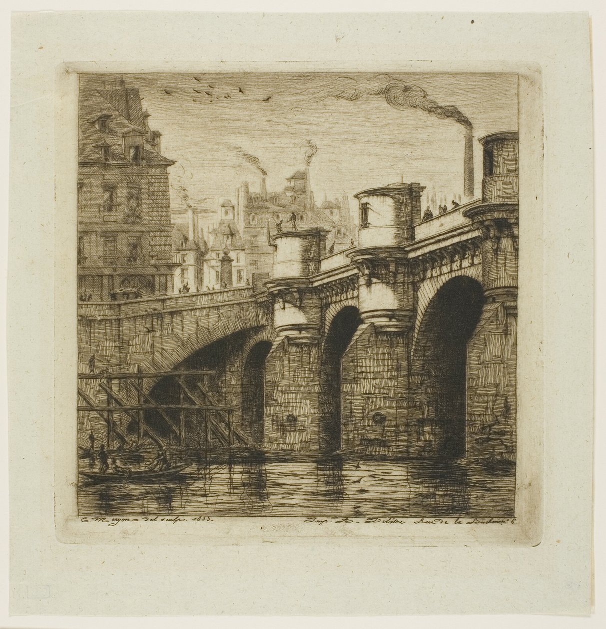 Pont-Neuf, Paris - Charles Meryon