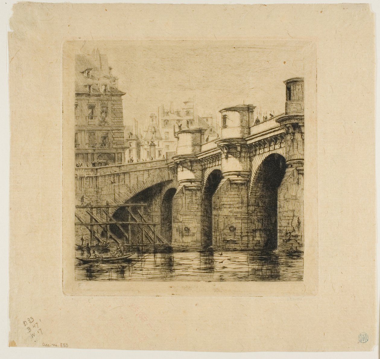 Pont-Neuf, Paris - Charles Meryon