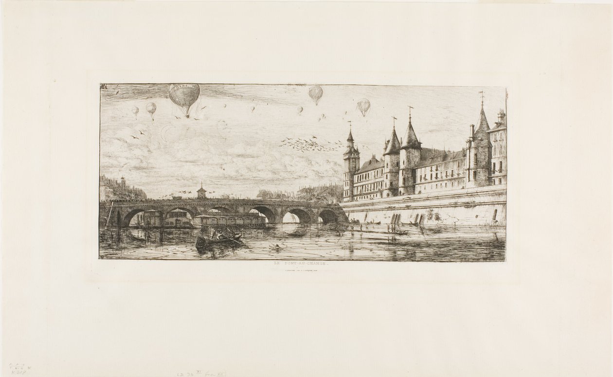 Pont-au-Change, Paris - Charles Meryon
