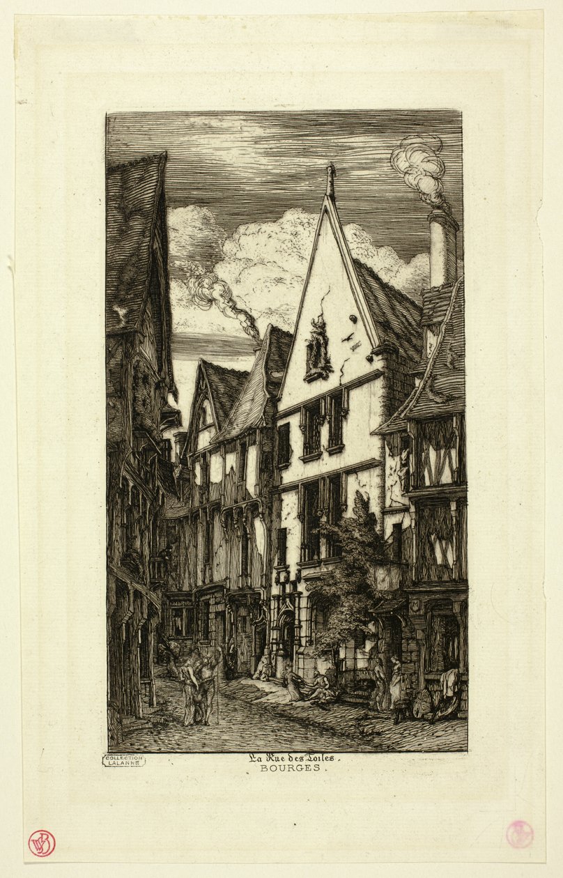 Rue des toiles, Bourges - Charles Meryon