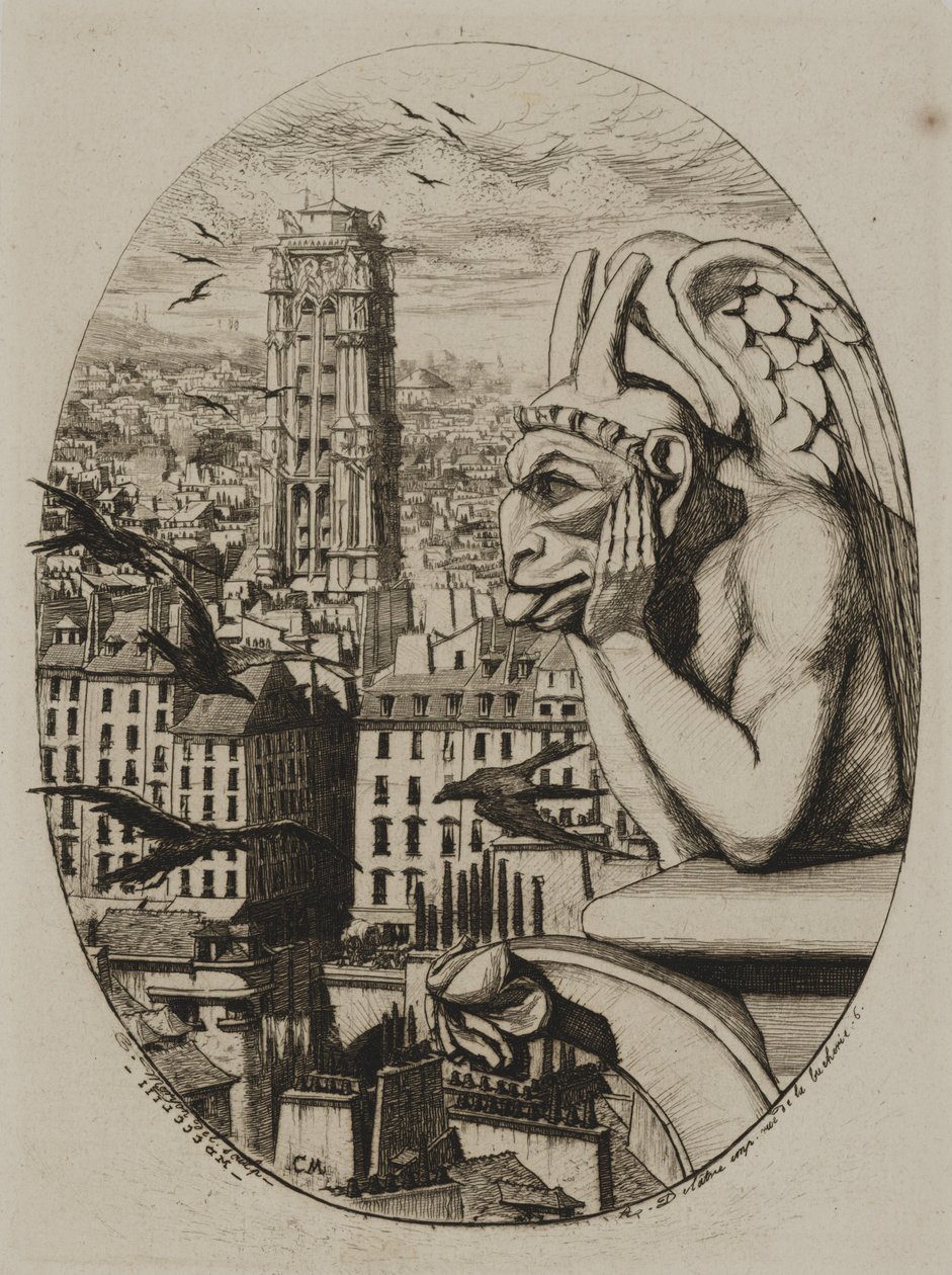 La gargouille - Charles Meryon