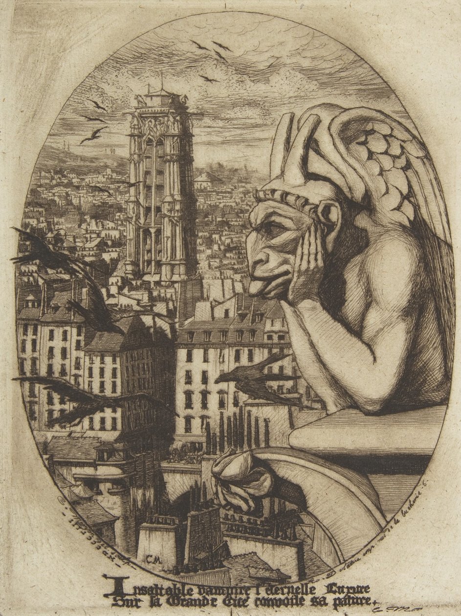 Le Vampire, 1853 - Charles Meryon