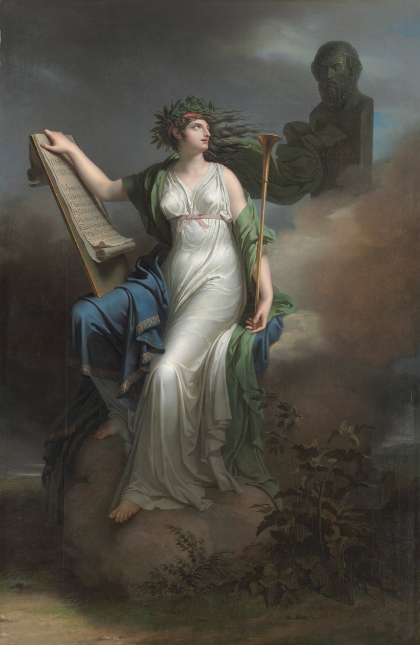 Calliope, muse de la poésie épique, 1798 - Charles Meynier