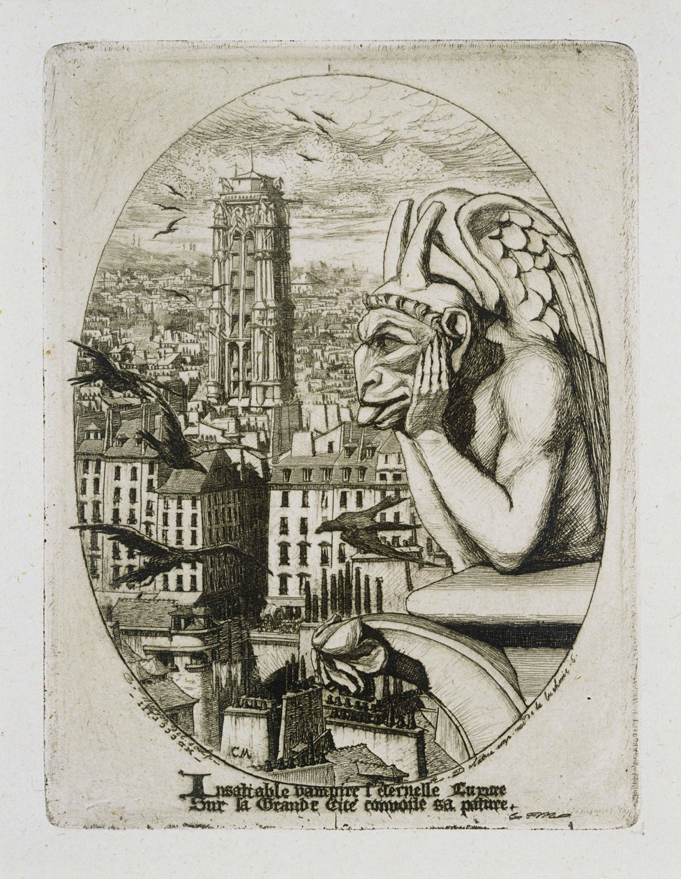Le Stryge - Charles Meryon
