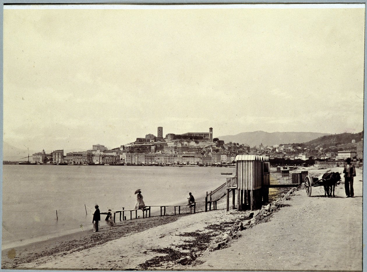 Plage de Cannes - Photographie par Charles Nègre - Charles Nègre