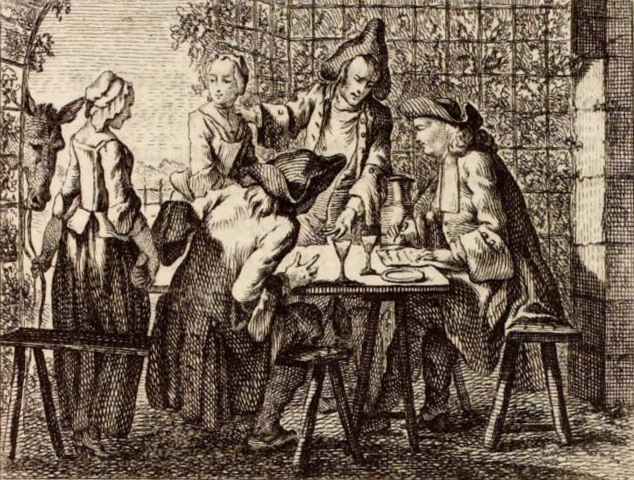 Les Troqueurs - Charles Nicolas Cochin