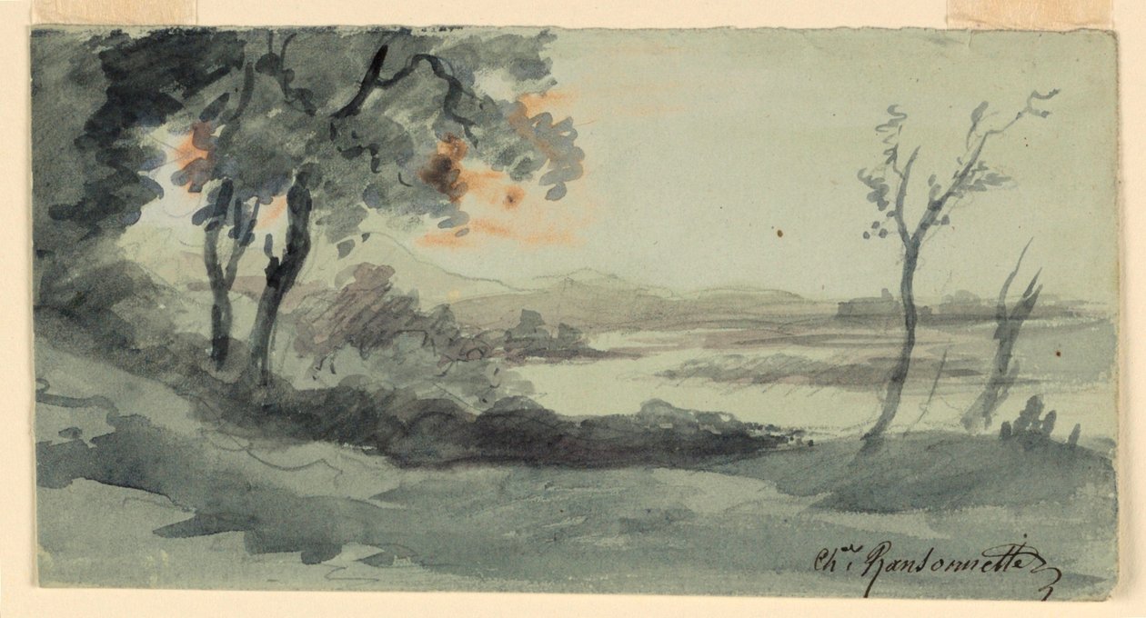 Rives de la Seine - Charles Nicolas Ransonnette