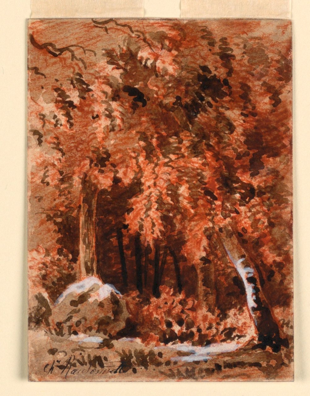 Dans les bois - Charles Nicolas Ransonnette