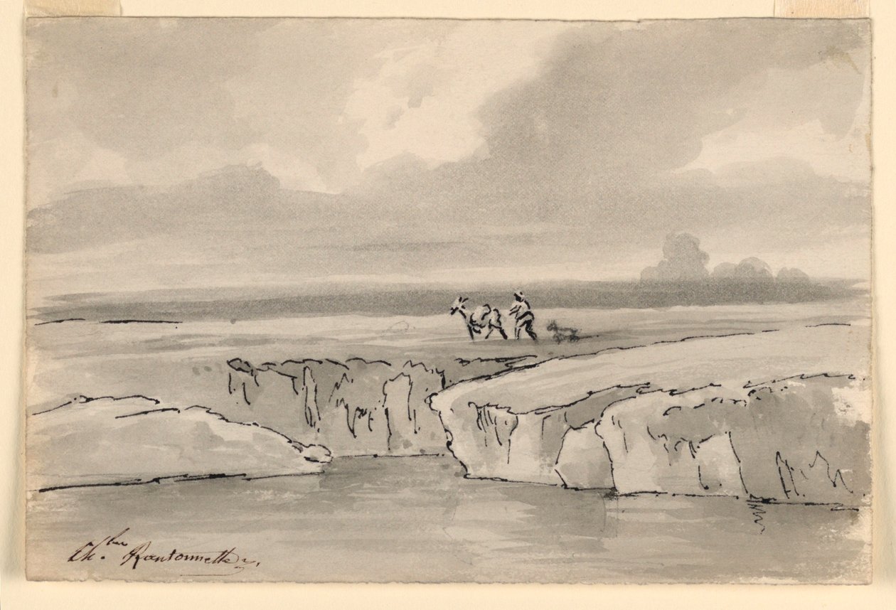 Paysage - Charles Nicolas Ransonnette