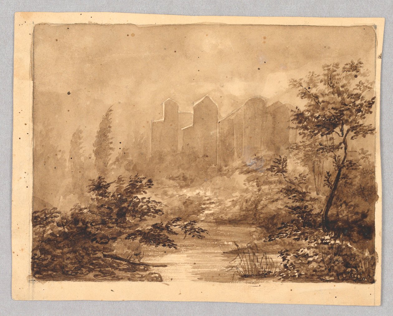 Paysage - Charles Nicolas Ransonnette