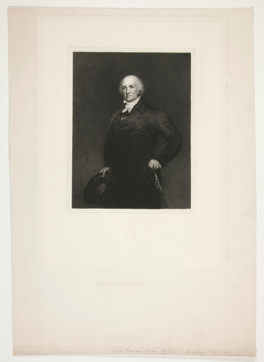 Portrait de Pierre-François Léonard Fontaine - Charles Percier