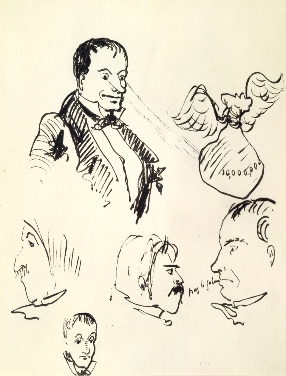 Autoportrait, vers 1850-1867 - Charles Pierre Baudelaire
