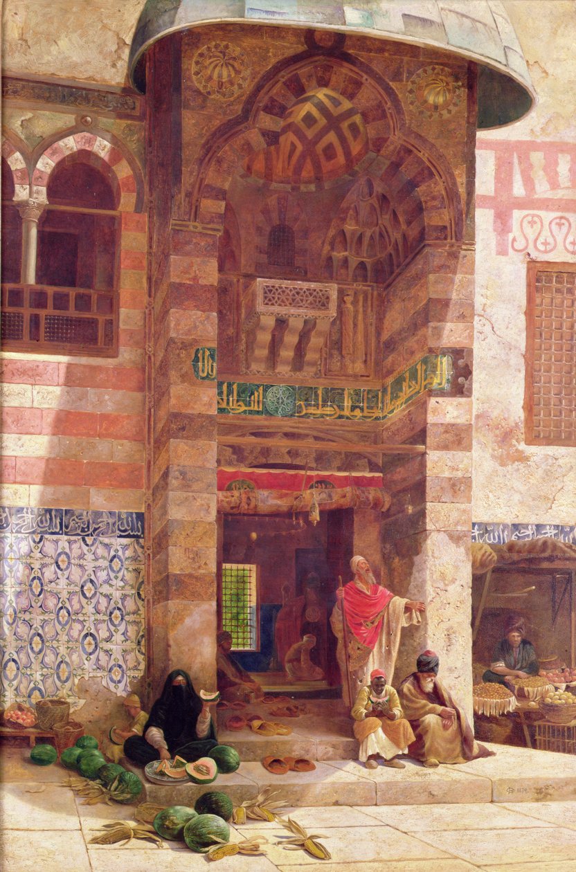 Devant la mosquée - Charles Robertson