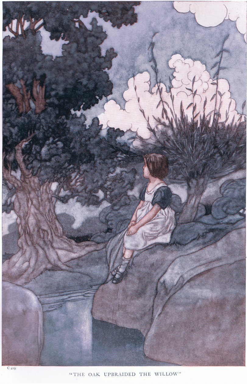 Le chêne reprochait au saule - Charles Robinson